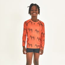 Carregar imagem no visualizador da galeria, Longsleeve Acqua Zebra Inf UPF50+
