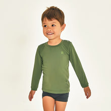 Carregar imagem no visualizador da galeria, Longsleeve Baby Verde Militar UPF50+
